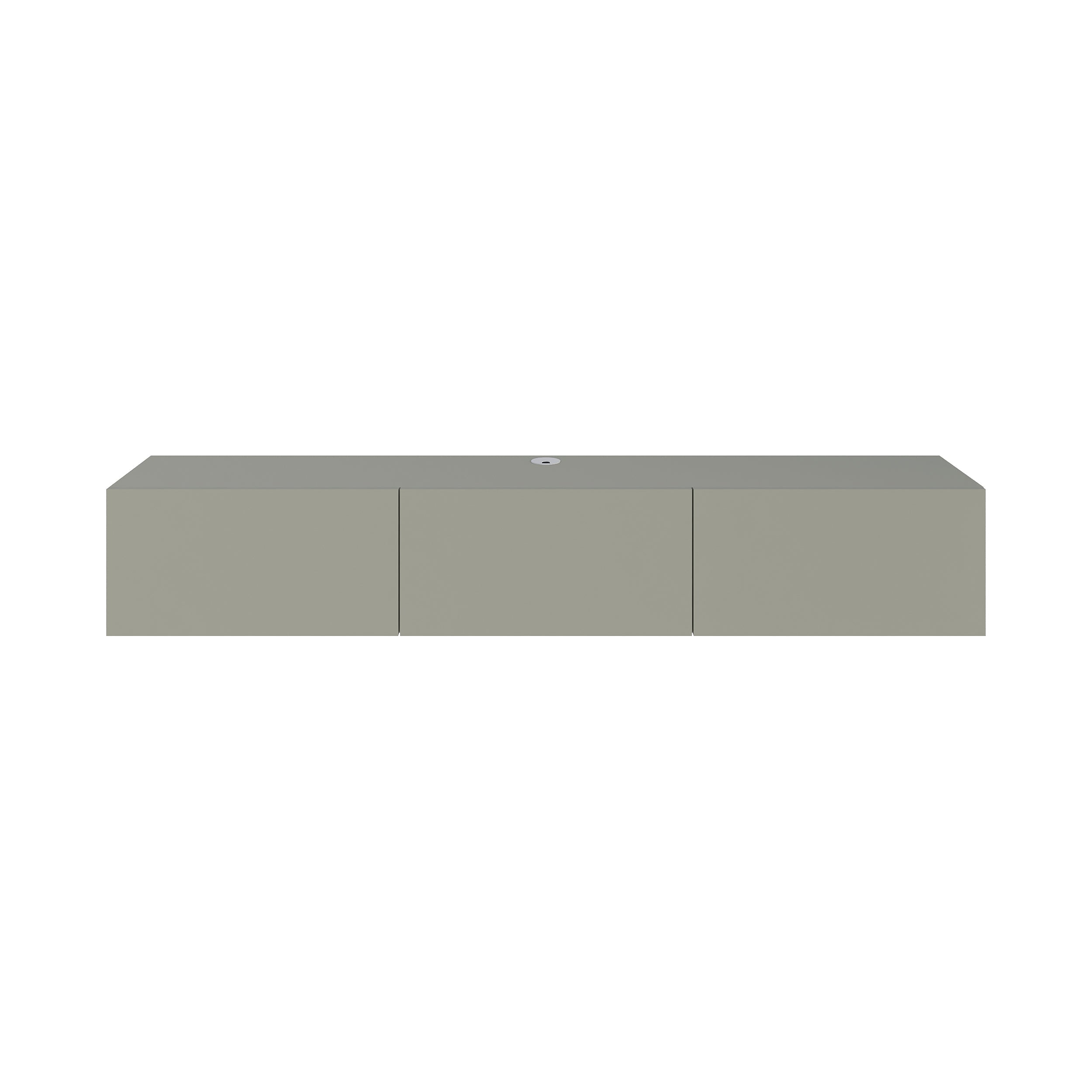 Modern Tv Unit - Wall Mounted - 3 Compartments - 180 cm