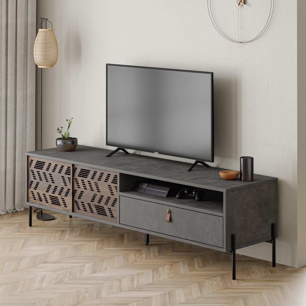 Dionysos Modern TV Stand Multimedia Stand TV Unit With Storage Cabinet 170cm