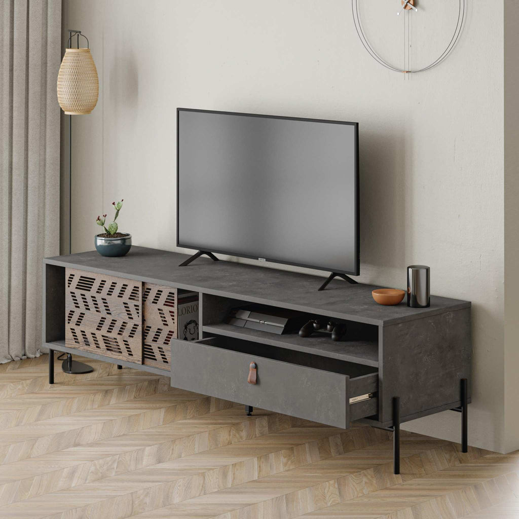 Dionysos Modern TV Stand Multimedia Stand TV Unit With Storage Cabinet 170cm