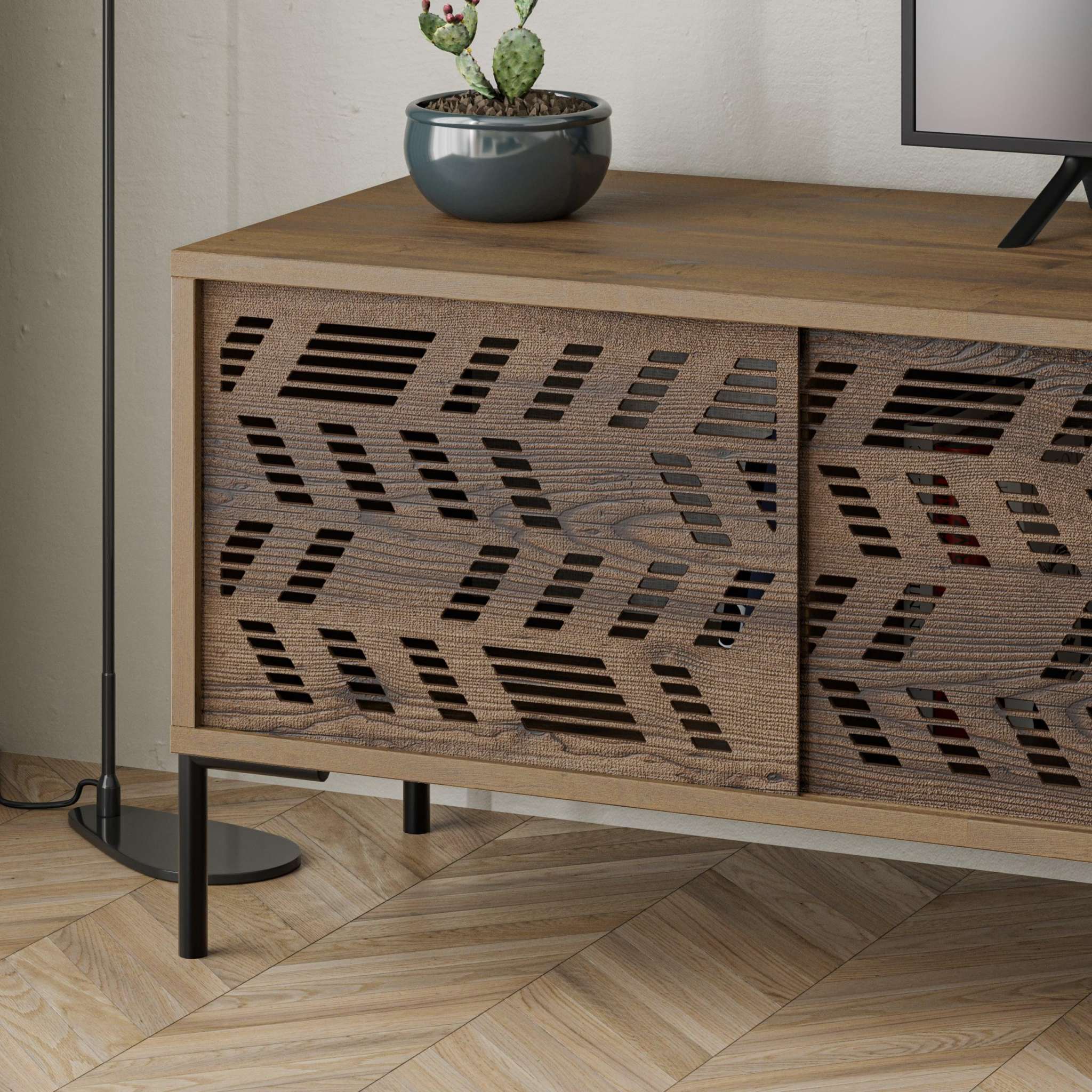 Dionysos Modern TV Stand Multimedia Stand TV Unit With Storage Cabinet 170cm