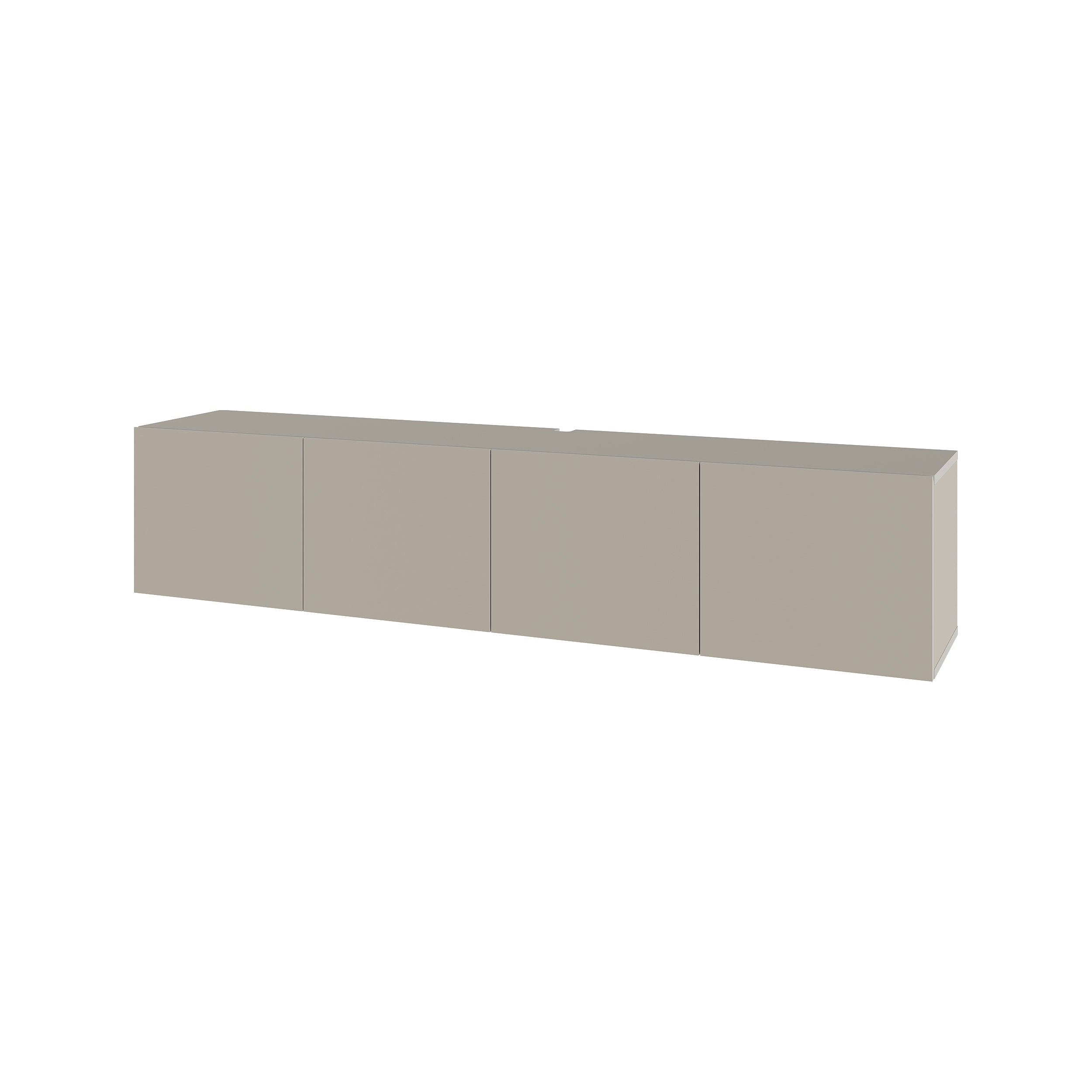Floating Wall-Mounted TV Unit 180cm (W) Soft-Close 4 Doors