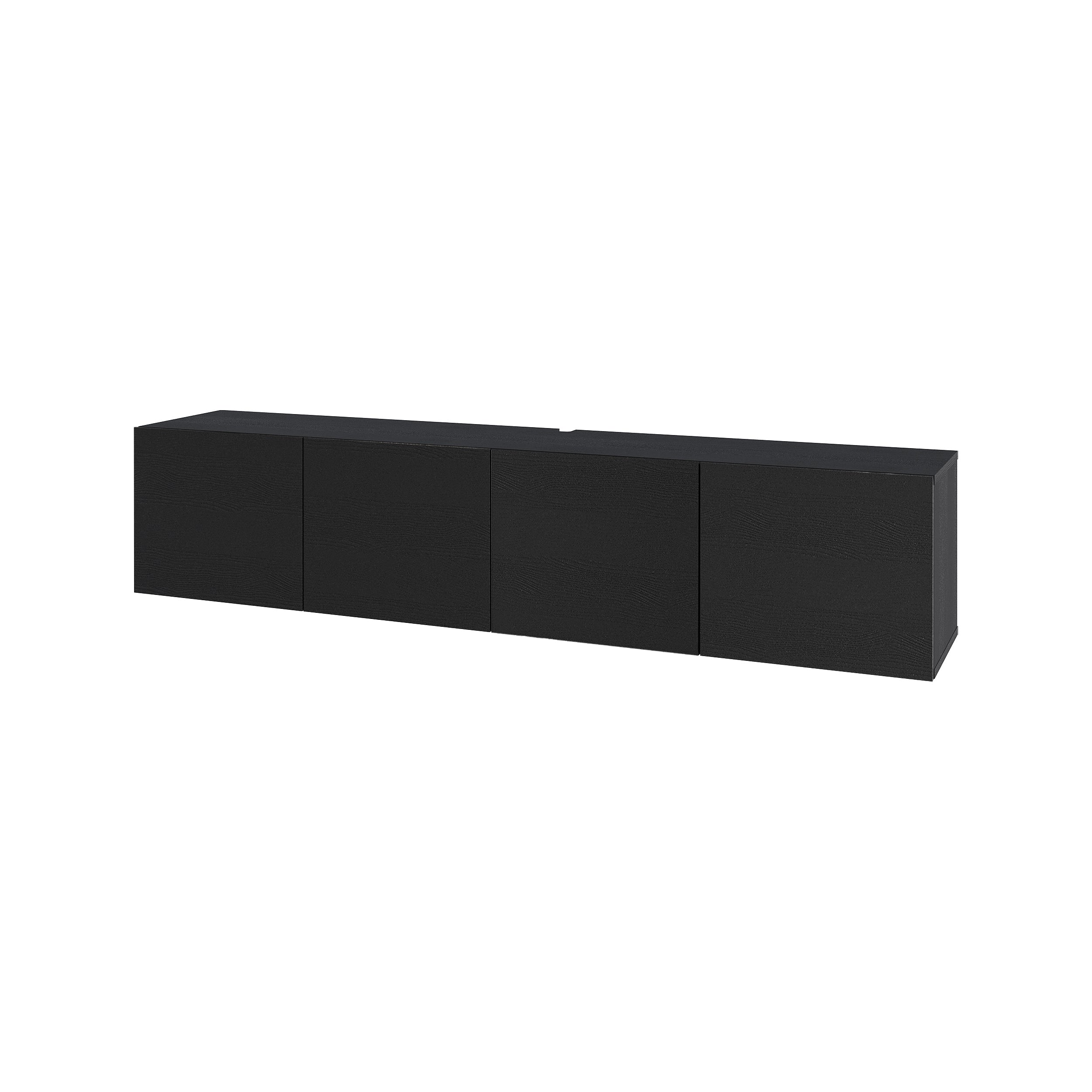 Floating Wall-Mounted TV Unit 180cm (W) Soft-Close 4 Doors