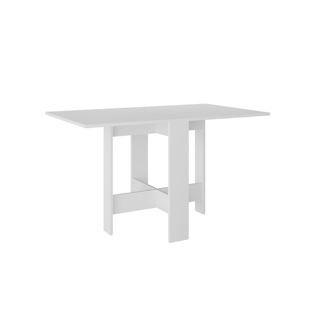 Dining Table – Foldable – White Finish