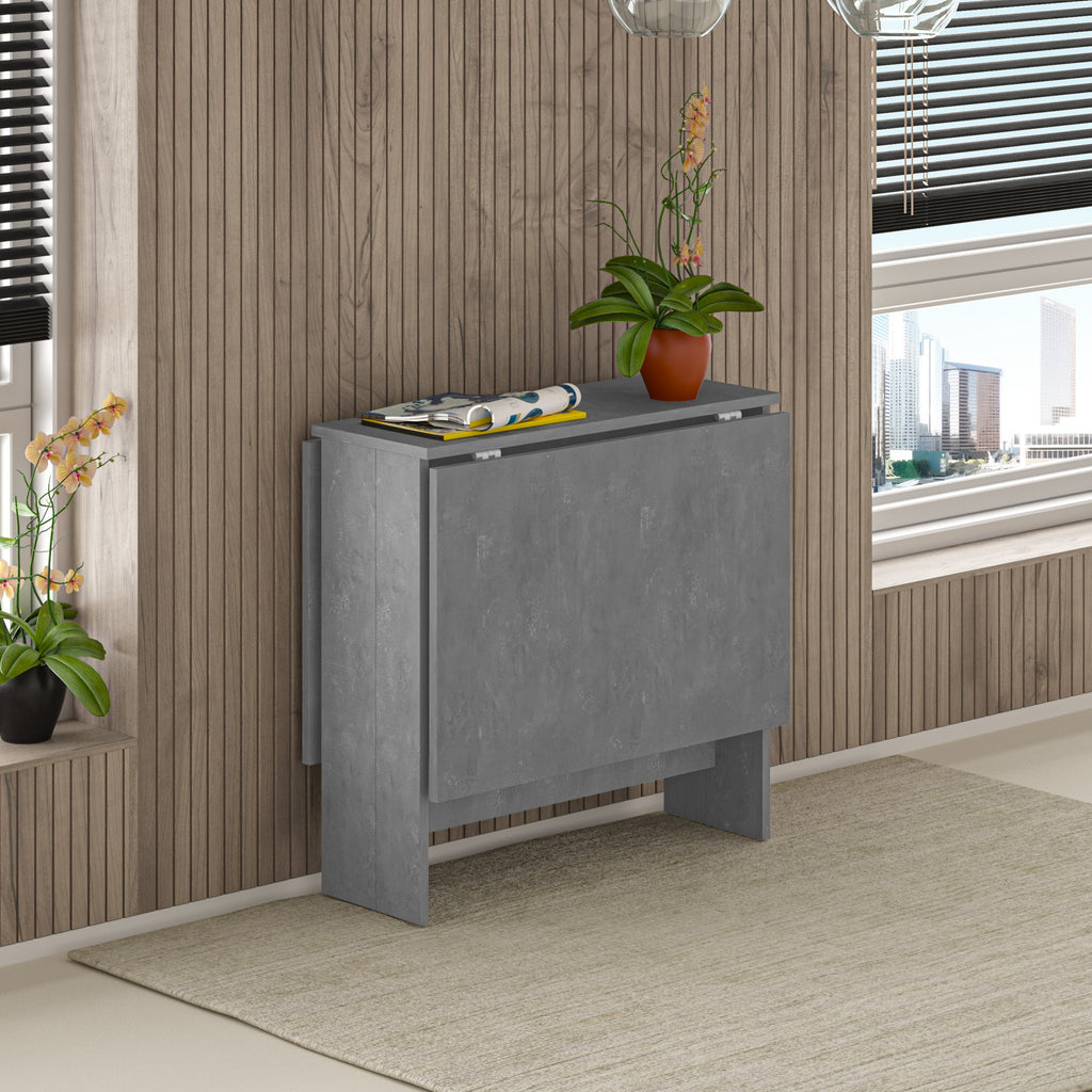 Dining Table – Foldable – Retro Grey Finish