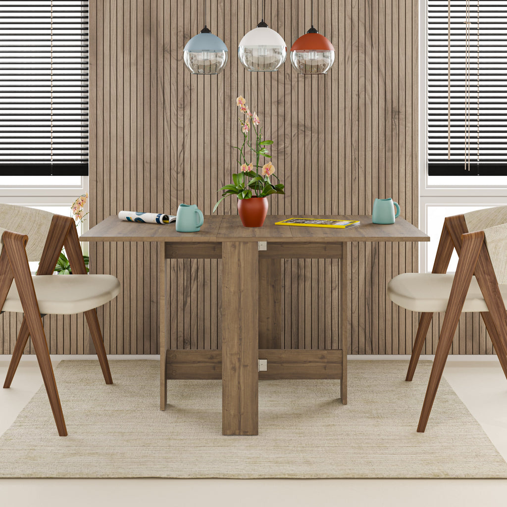 Dining Table – Foldable – Dark Oak Effect