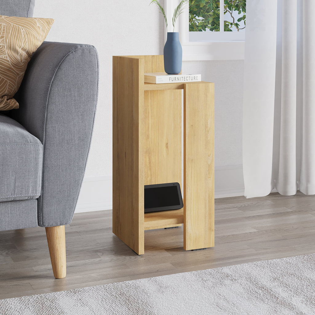 Modern Bedside Table Left Module 25cm Narrow