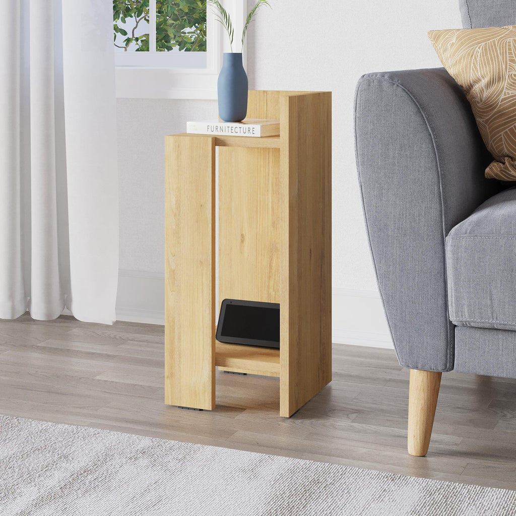 Modern Bedside Table Right Module 25cm Narrow