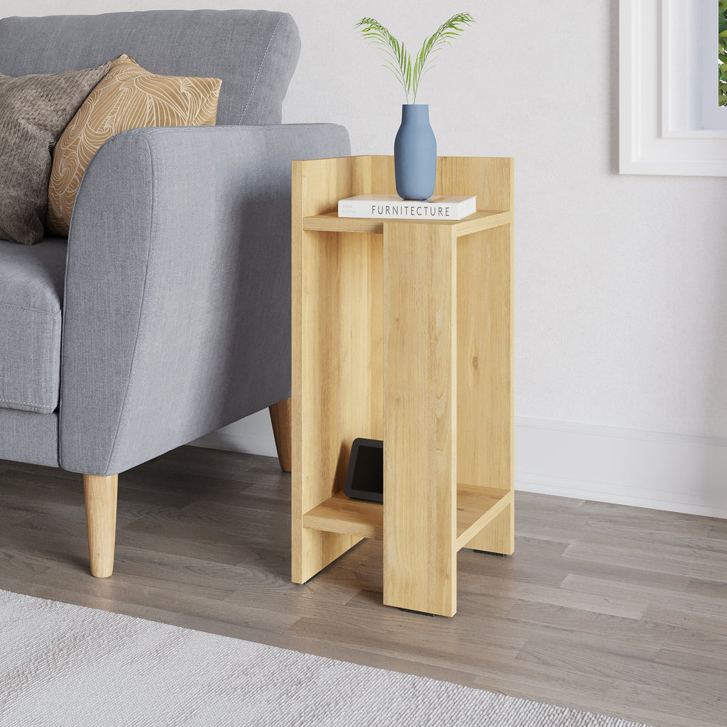 Modern Bedside Table Left Module 25cm Narrow