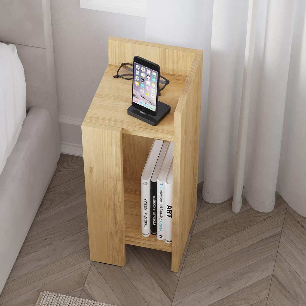 Modern Bedside Table Right Module 25cm Narrow