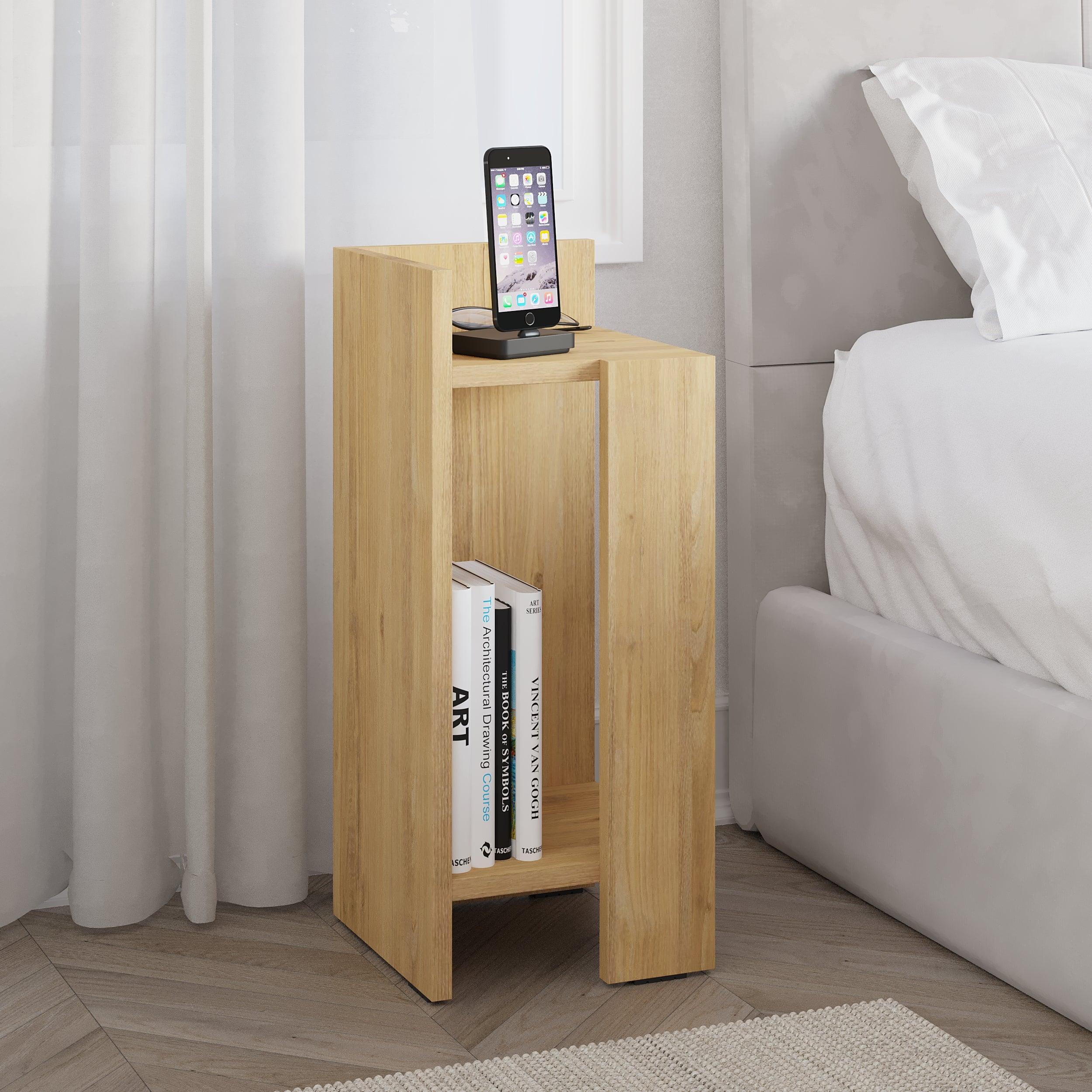 Modern Bedside Table Left Module 25cm Narrow