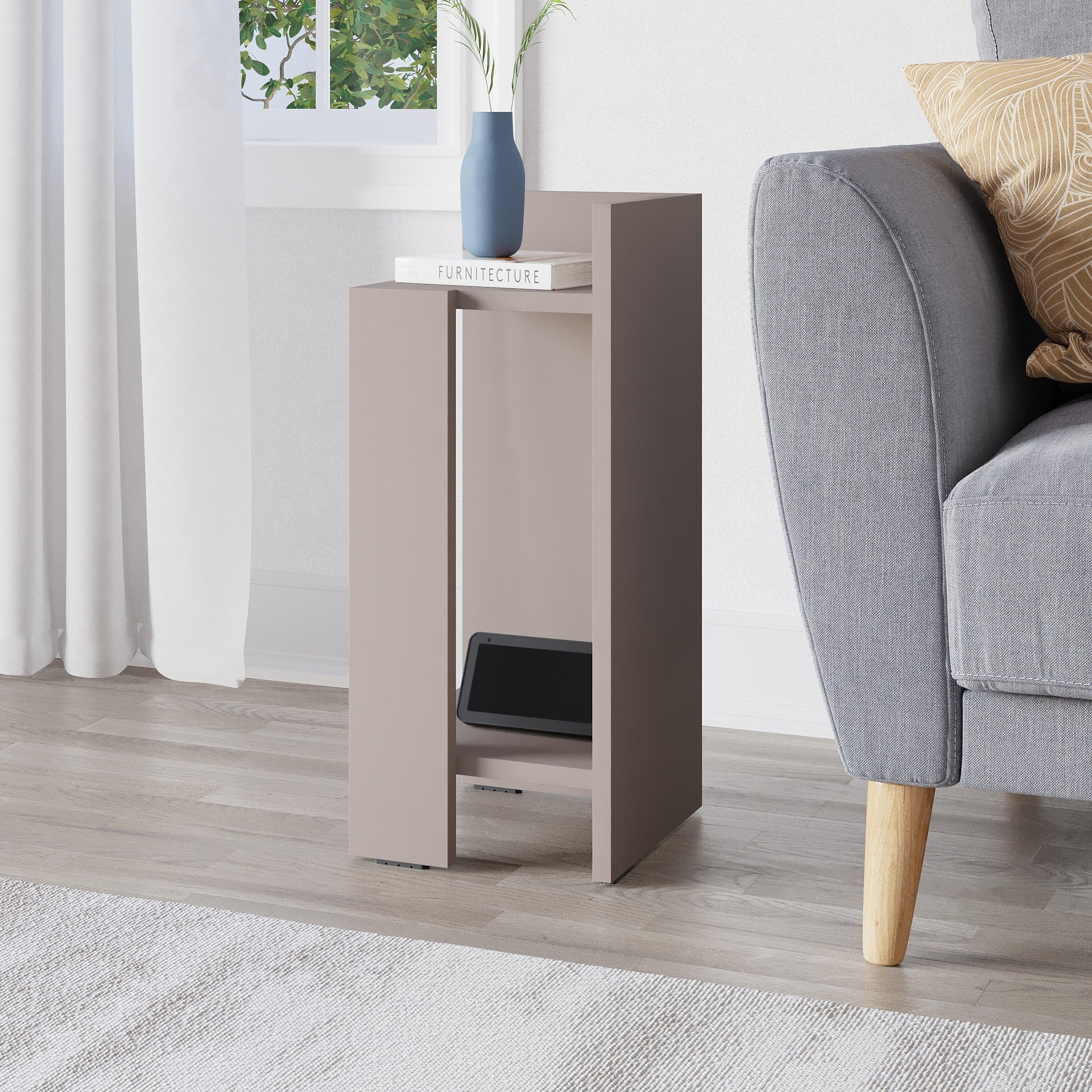 Modern Bedside Table Right Module 25cm Narrow