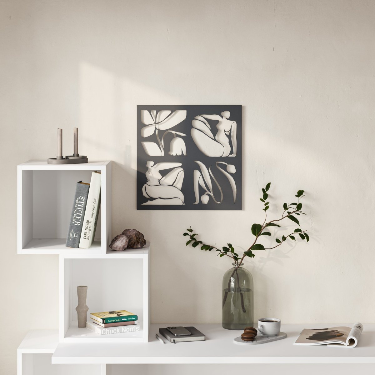 Modern Metal Wall Art Home Decorative Ornament