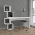 Modern Desk With Shelves 153.5cm