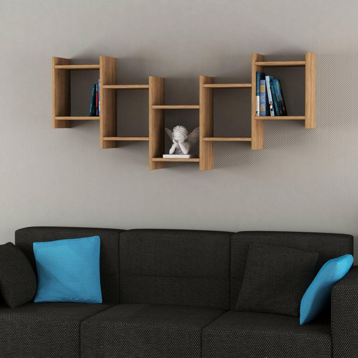 Modern Floating Shelf 64cm Tall