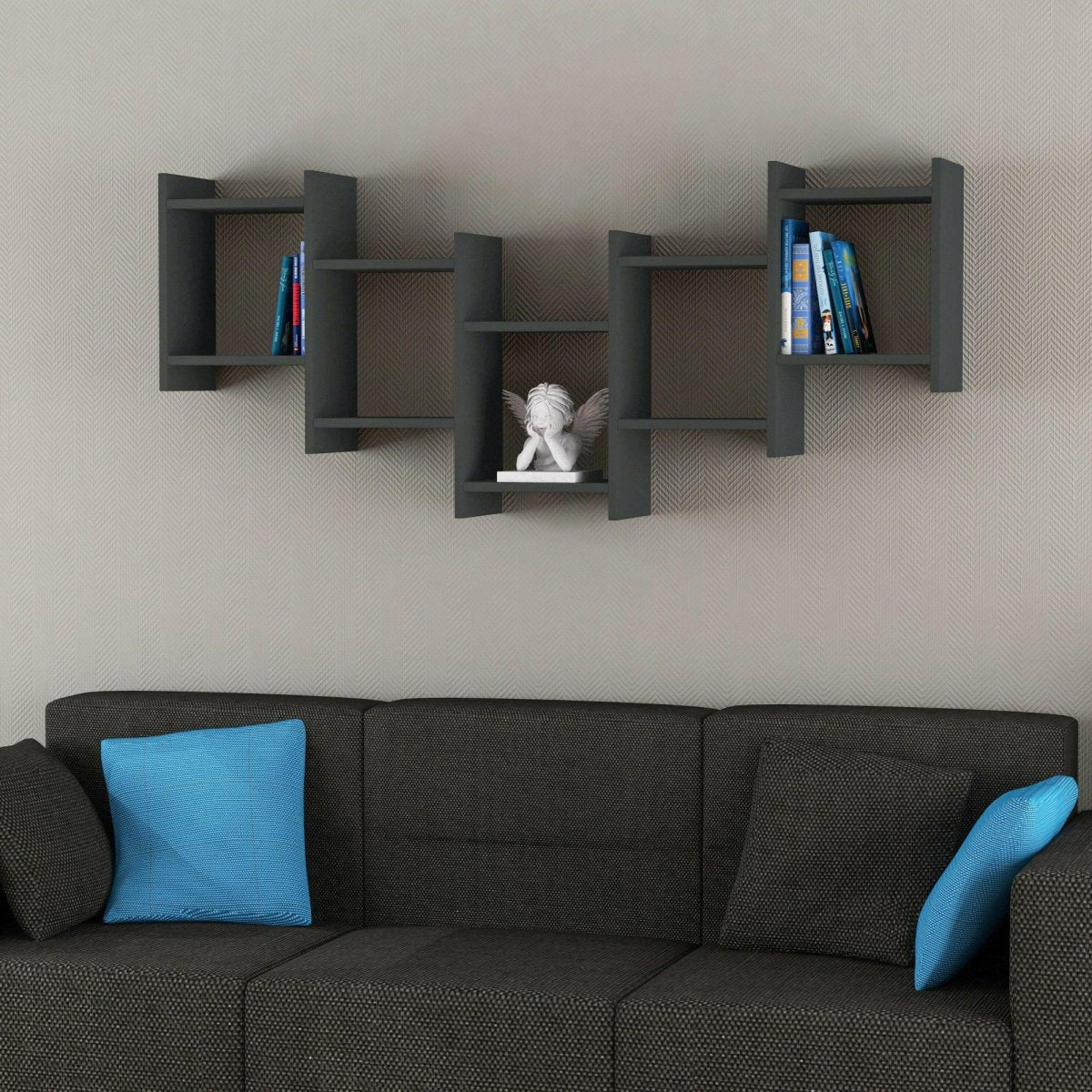 Modern Floating Shelf 64cm Tall