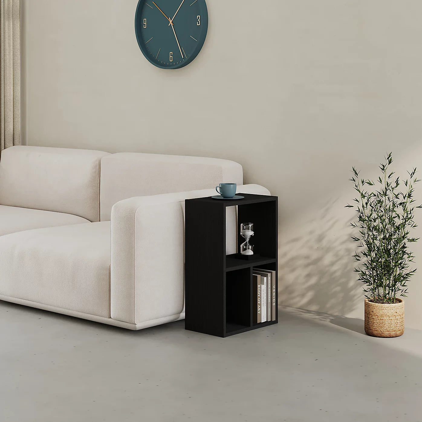 Big Low Standing Bookcase – Modular Storage Unit