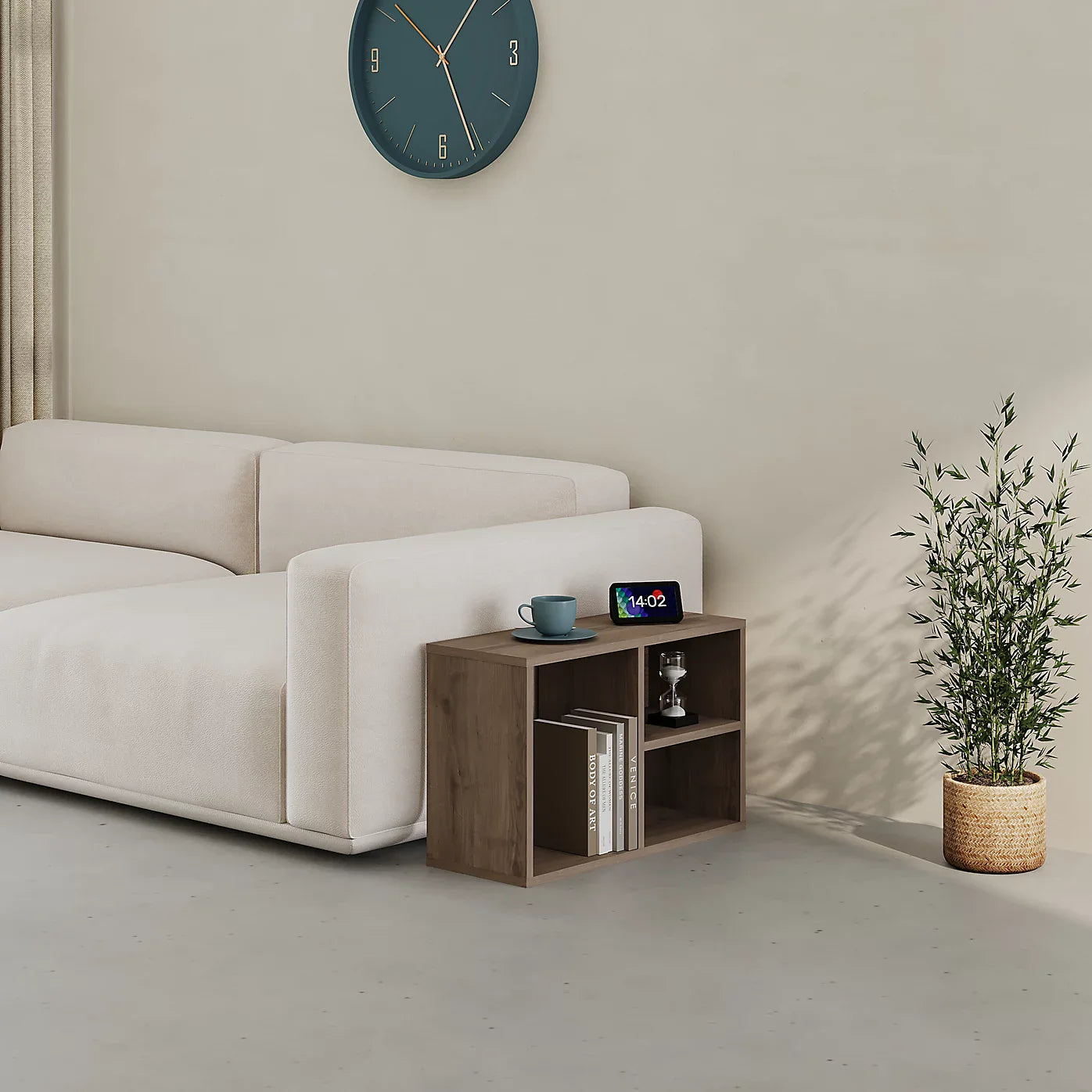 Big Low Standing Bookcase – Modular Storage Unit