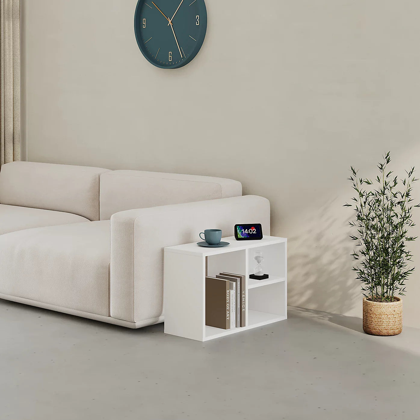 Big Low Standing Bookcase – Modular Storage Unit