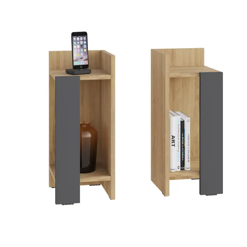 Modern Bedside Table Left And Right 25cm Narrow