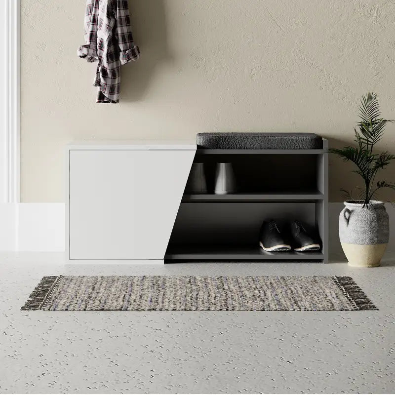 Shoe Storage With Bench Width 104 cm
