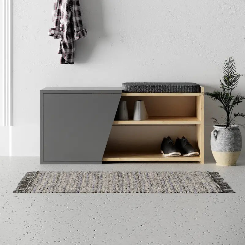 Shoe Storage With Bench Width 104 cm