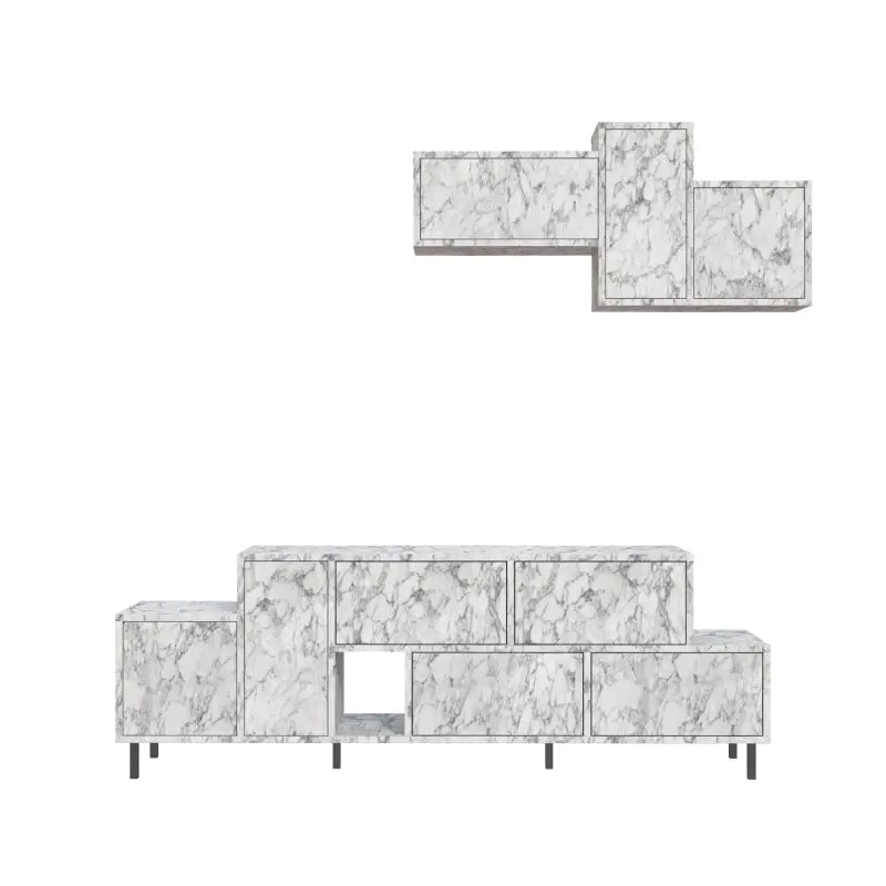 Hermes Modern TV Stand Multimedia Centre TV Unit With Storage Cabinet 171.2 cm