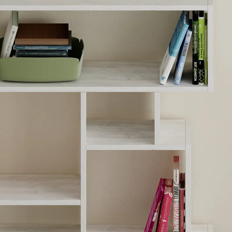 Modern Bookcase Display Unit Tall 168.5cm