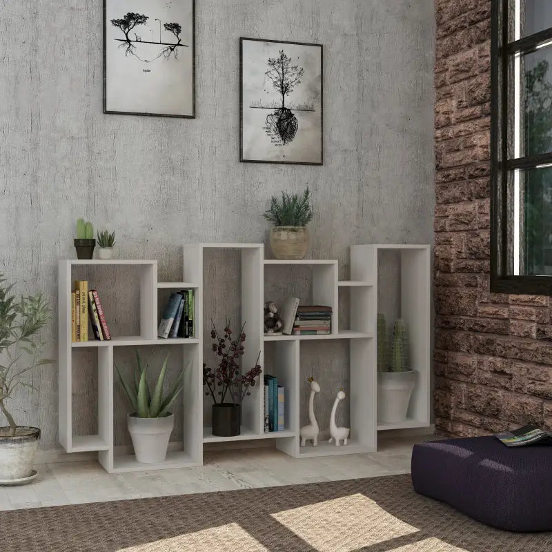 Modern Bookcase Display Unit Tall 168.5cm