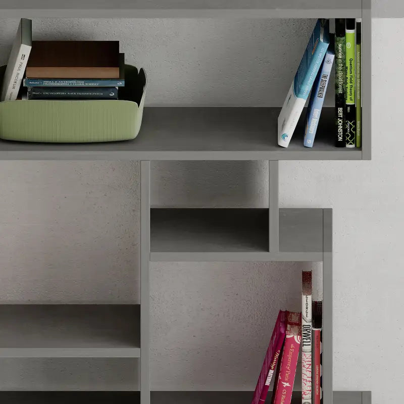 Modern Bookcase Display Unit Tall 168.5cm