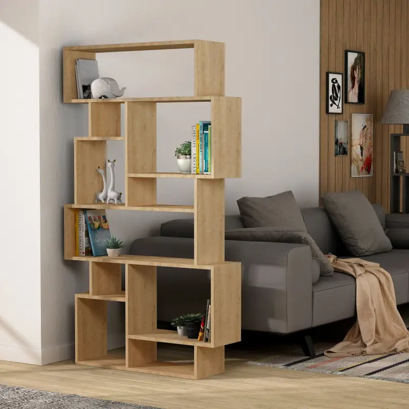 Modern Bookcase Display Unit Tall 168.5cm