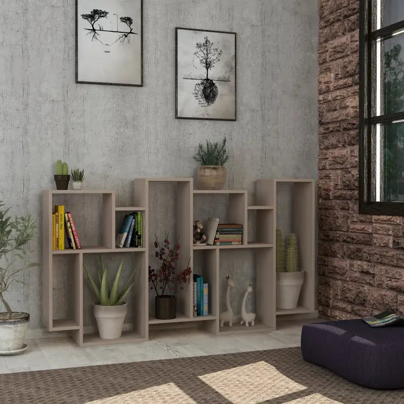 Modern Bookcase Display Unit Tall 168.5cm