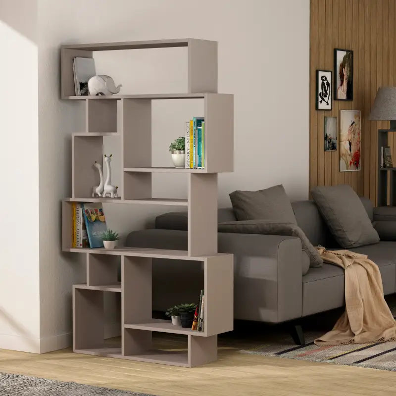 Modern Bookcase Display Unit Tall 168.5cm